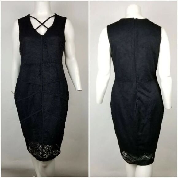 Fashion to Figure Dresses & Skirts - All over lace midi dress​​